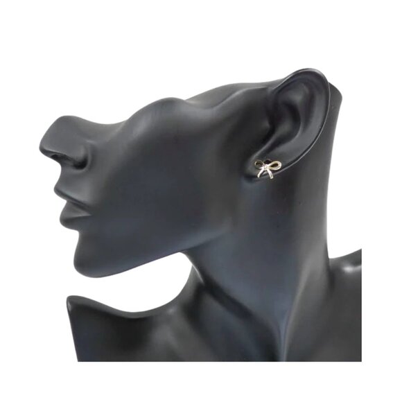 Tiffany & Co. 18K Bow Earrings - Picture 3 of 3